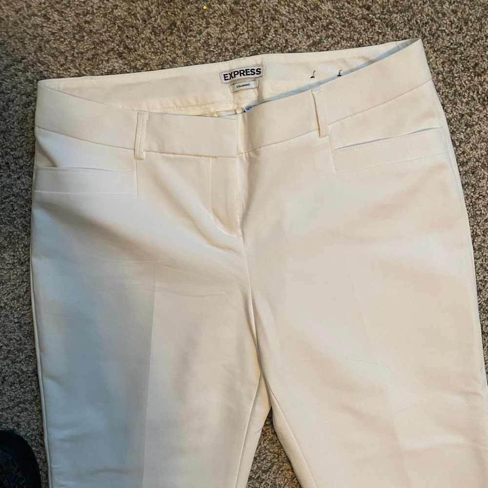 Express Off-White Tailored Dress Pants NWOT. 8s. Beautiful